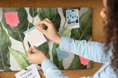 Kurk prikbord Palmbladeren