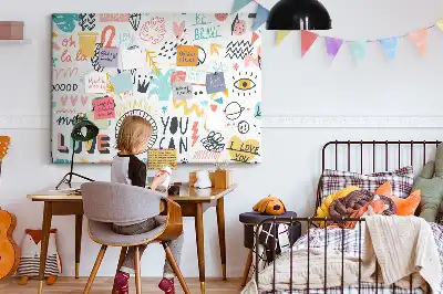 Kurk prikbord Lineaire minimalistische tekeningen