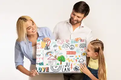Kurk prikbord Lineaire minimalistische tekeningen