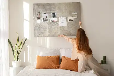 Kurk prikbord Schaduw van palm zand
