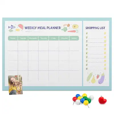 Memobord van kurk Dieet maaltijdplanner