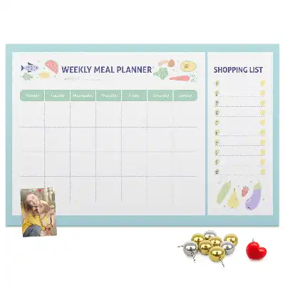 Memobord van kurk Dieet maaltijdplanner