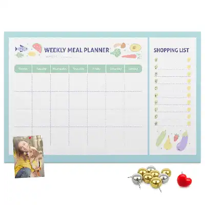 Memobord van kurk Dieet maaltijdplanner