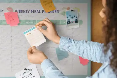 Kurk prikbord Keuken organizer menu