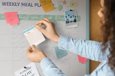 Kurk prikbord Keuken organizer menu