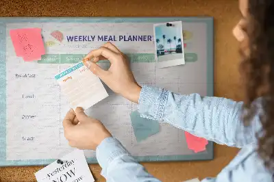 Kurk prikbord Keuken organizer menu