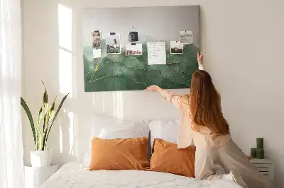 Memobord van kurk Moderne bloemmotieven