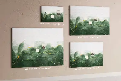 Memobord van kurk Moderne bloemmotieven