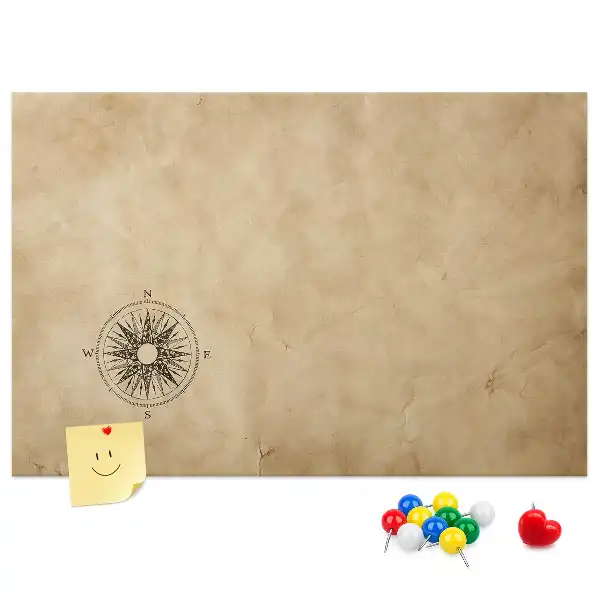 Kurk prikbord Kompas canvas