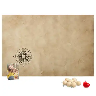 Kurk prikbord Kompas canvas