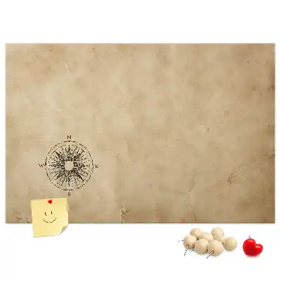 Kurk prikbord Kompas canvas