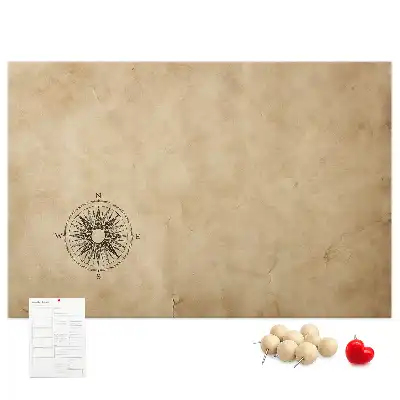 Kurk prikbord Kompas canvas