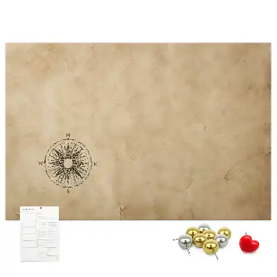 Kurk prikbord Kompas canvas