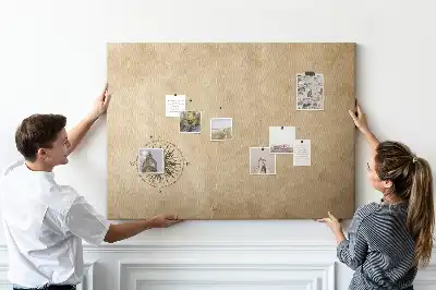 Kurk prikbord Kompas canvas