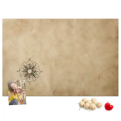 Kurk prikbord Kompas canvas