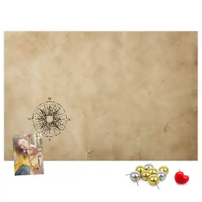 Kurk prikbord Kompas canvas