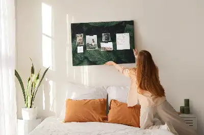 Memobord van kurk Tropische monstera