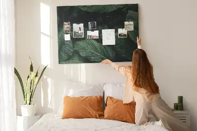 Memobord van kurk Tropische monstera