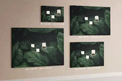 Memobord van kurk Tropische monstera