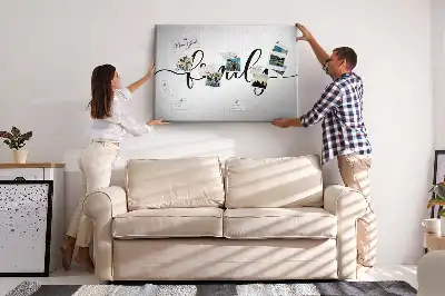 Memobord van kurk Opschrift "family"