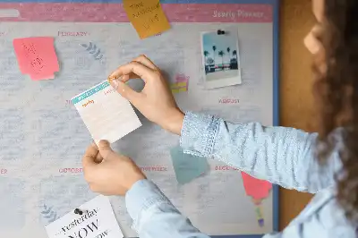 Kurk prikbord Maandelijkse wandkalender