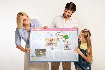 Kurk prikbord Maandelijkse wandkalender