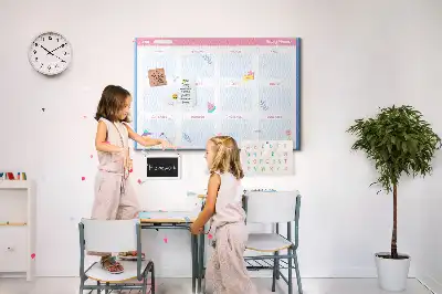 Kurk prikbord Maandelijkse wandkalender