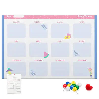 Kurk prikbord Maandelijkse wandkalender