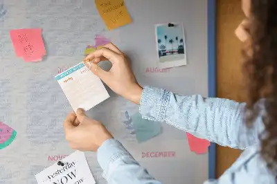 Kurk prikbord Maandelijkse wandkalender
