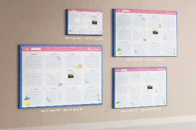 Kurk prikbord Maandelijkse wandkalender