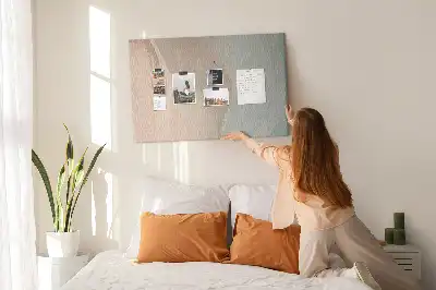 Memobord van kurk Abstractie van golven