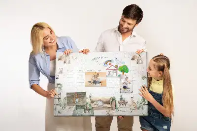 Memobord van kurk Planner gezellig huis