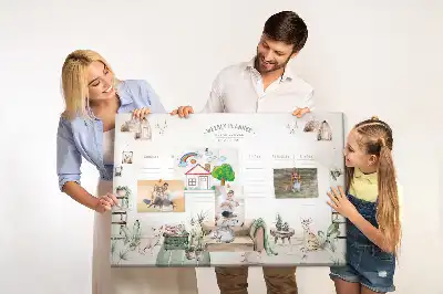 Memobord van kurk Planner gezellig huis