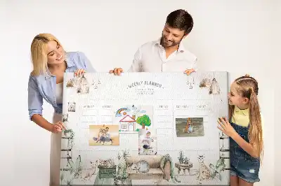 Memobord van kurk Planner gezellig huis