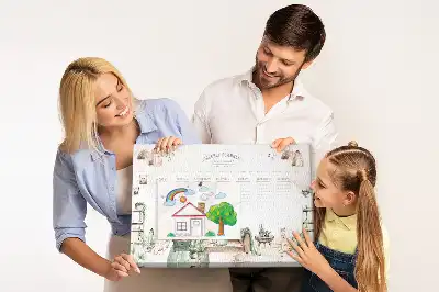 Memobord van kurk Planner gezellig huis