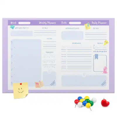 Kurk prikbord Roze jaarplanner