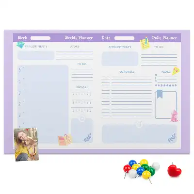 Kurk prikbord Roze jaarplanner