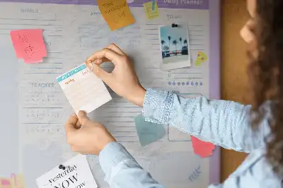 Kurk prikbord Roze jaarplanner