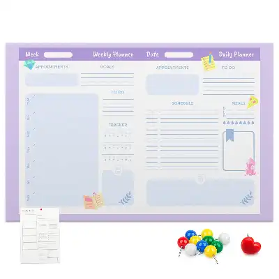 Kurk prikbord Roze jaarplanner