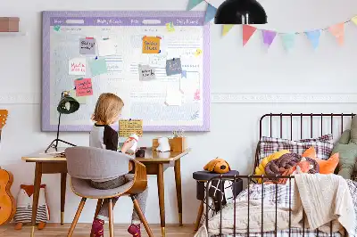 Kurk prikbord Roze jaarplanner