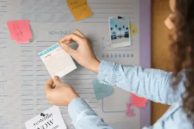 Kurk prikbord Roze jaarplanner