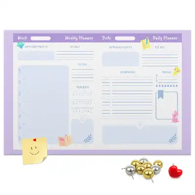 Kurk prikbord Roze jaarplanner