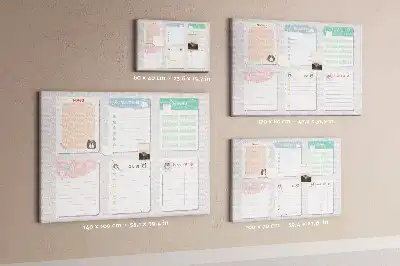 Memobord van kurk Kleurrijke notities