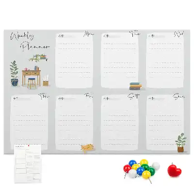 Kurk prikbord Gezellige weekplanner