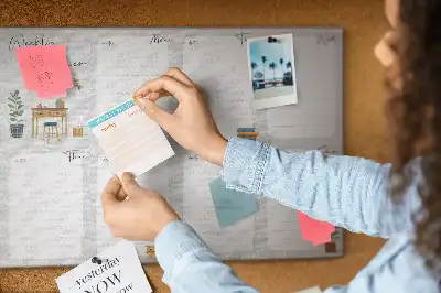 Kurk prikbord Gezellige weekplanner