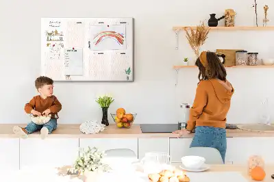 Memobord van kurk Weekschema organizer