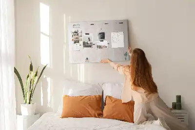 Memobord van kurk Weekschema organizer
