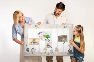 Memobord van kurk Weekschema organizer