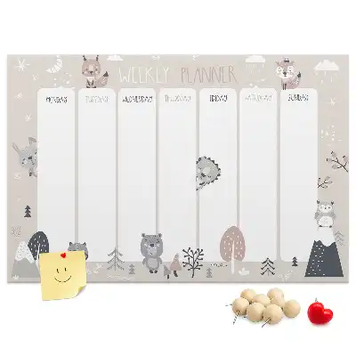 Kurk prikbord Dierenplanner