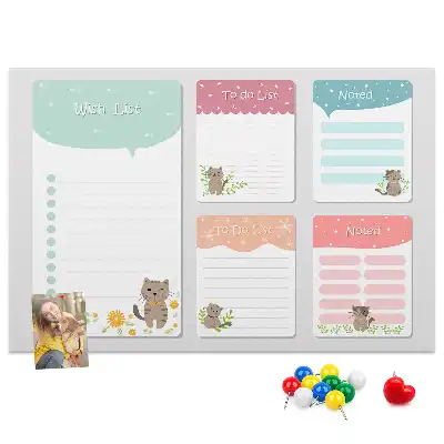 Memobord van kurk Verlanglijstje